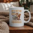 Squirrel Animal Life Is Better With Books And a Graphic Print Coffee Mug Squirrel Animal Life Is Better With Books And a Graphic Print Coffee Mug