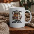 History Month Teacher Reading Book Lover Floral Stack Premium Tri-Blend Graphic Print Coffee Mug