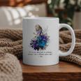 Women's Vintage Book Quote It’s No Use Going Back To Yesterday Graphic Print Coffee Mug