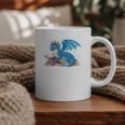 In A World Full Of Bookworms Be A Book Dragon Graphic Print Coffee Mug