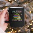 Abibliophobia Bibliophilia Abibliophobia Book Lovers Graphic Print Coffee Mug Abibliophobia Bibliophilia Abibliophobia Book Lovers Graphic Print Coffee Mug