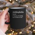 Abibliophobia Definition Reading Book Worm Reader Graphic Print Coffee Mug Abibliophobia Definition Reading Book Worm Reader Graphic Print Coffee Mug