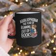 Abibliophobia Dog Book Lover Library Graphic Print Coffee Mug Abibliophobia Dog Book Lover Library Graphic Print Coffee Mug