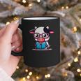 Adorable Book Lover Cow With Reading Glasses Cute Graphic Print Coffee Mug Adorable Book Lover Cow With Reading Glasses Cute Graphic Print Coffee Mug