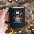 Adorable Book Lover Pirate With Reading Glasses Cute Graphic Print Coffee Mug Adorable Book Lover Pirate With Reading Glasses Cute Graphic Print Coffee Mug