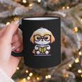 Adorable Book Lover Shih Tzu With Reading Glasses Cute Graphic Print Coffee Mug