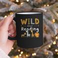 Animal Print Read A Book Character Kids Wild About Reading Graphic Print Coffee Mug