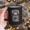 Anti-Social Book Club Go Away Im Reading Graphic Print Coffee Mug