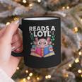 Axolotl Books Readsalotl Reading Bookworm Boys Girls Graphic Print Coffee Mug Axolotl Books Readsalotl Reading Bookworm Boys Girls Graphic Print Coffee Mug