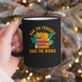 Ban The Fascist Save The Books For a Book Fan Graphic Print Coffee Mug