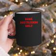 Book Boyfriends Only Graphic Print Coffee Mug