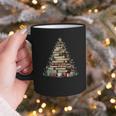 Book Christmas Tree Books Lovers Xmas Teacher Men Women Kids Graphic Print Coffee Mug
