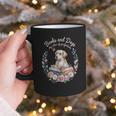 Book And Dog Lover Reading Humor Librarian Graphic Print Coffee Mug