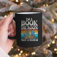 Im a Book Dragon Not a Worm Dragon Graphic Print Coffee Mug