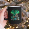Book Dragon Reading Fantasy Graphic Print Coffee Mug