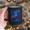 Book Library Bookshelf Armchair Window Pattern Print Graphic Print Coffee Mug