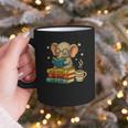 Book Lover Elephant Reading Books Library Read Books Be Kind Graphic Print Coffee Mug