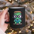 Book Lover Frankenstein's Monster With Reading Glasses Graphic Print Coffee Mug