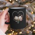 Book Lover Heart Shaped Reading Art Librarian Graphic Print Coffee Mug
