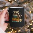 Book Lover Racoon Reading Bookish Library Read Books Be Kind Graphic Print Coffee Mug Book Lover Racoon Reading Bookish Library Read Books Be Kind Graphic Print Coffee Mug