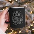 Book Lovers Books Because It’s Too Peopley Outside Graphic Print Coffee Mug