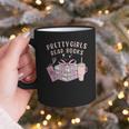 Book Lover's Pretty Girl's Read Books Graphic Print Coffee Mug