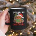 Book Reading Just Waiting For Christmas Gingerbread Graphic Print Coffee Mug
