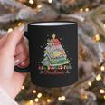 All Booked For Christmas Book Lovers Xmas Tree Lights Graphic Print Coffee Mug