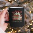 All Booked For Christmas Coquette Xmas Book Club Book Lovers Graphic Print Coffee Mug