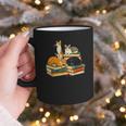 Bookish Cat Lover Cute Reading Squad Books & Kittens Love Graphic Print Coffee Mug