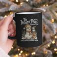 Bookish Christmas North Pole Book Club Snowman Book Worm Graphic Print Coffee Mug