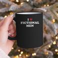 Bookish Quote Reading Lover I Love Fictional Men Graphic Print Coffee Mug Bookish Quote Reading Lover I Love Fictional Men Graphic Print Coffee Mug