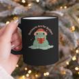 Bookmarks Are For Quitters Frog Reading Book Graphic Graphic Print Coffee Mug