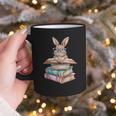Books Bookworm Reader Book Cute Reading Bunny With Glasses Graphic Print Coffee Mug Books Bookworm Reader Book Cute Reading Bunny With Glasses Graphic Print Coffee Mug