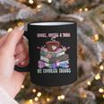 Books Coffee Yarn Lover My Favorite Things Graphic Print Coffee Mug