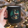 Books Dragon Reading Book Lover Graphic Print Coffee Mug Books Dragon Reading Book Lover Graphic Print Coffee Mug