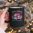 Books Fireworks And Freedom Independence Day Book Lover Graphic Print Coffee Mug