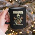 Books Make Me Happy Skeleton Read Reading Librarian Book Graphic Print Coffee Mug Books Make Me Happy Skeleton Read Reading Librarian Book Graphic Print Coffee Mug