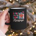 Books Are My Love Language Graphic Print Coffee Mug Books Are My Love Language Graphic Print Coffee Mug