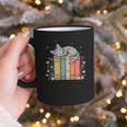 Books Lover Cute Sleepy Cat Relax Reading Vibe Graphic Print Coffee Mug Books Lover Cute Sleepy Cat Relax Reading Vibe Graphic Print Coffee Mug