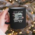 Books Are My Therapy Summer Reading Book Lovers Graphic Print Coffee Mug