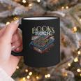 Books Rock Rock'n Roll Science Of Reading Teachers Guitar Graphic Print Coffee Mug