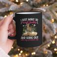 Books And My Savannah Cat Owner Savannah Cat Lover Graphic Print Coffee Mug