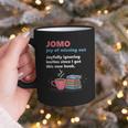 Books Saying JOMO Joy Of Missing Out For Bookworms Graphic Print Coffee Mug