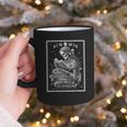 The Bookworm Book Reader Reading Tarot Card Witchy Moon Graphic Print Coffee Mug