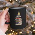 Bookworm Cockatiel Bird Reading Books Drinking Coffee Lover Graphic Print Coffee Mug