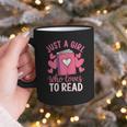 Bookworm Just A Girl Who Loves To Read Graphic Print Coffee Mug