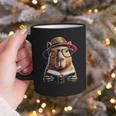 Capybara Bookworm Rodent Reading a Book Graphic Print Coffee Mug Capybara Bookworm Rodent Reading a Book Graphic Print Coffee Mug