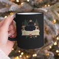 Cat On Open Book Mushrooms Ferns Dark Academia Graphic Print Coffee Mug Cat On Open Book Mushrooms Ferns Dark Academia Graphic Print Coffee Mug