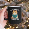 Cat Reading Books Bookworm Read One More Chapter Graphic Print Coffee Mug Cat Reading Books Bookworm Read One More Chapter Graphic Print Coffee Mug